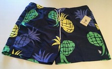 U.S. POLO ASSN Men's Swim Trunks BoardShorts Swimwear SIZE - 2XL NAVY NWT