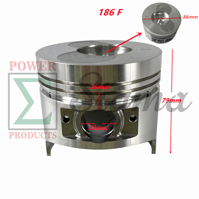 アンリミ ファイヤー Pt3 2009 098/100 unlimited Gasket Piston Bearing Kit For Yanmar L100 & 186F 186FE 406CC 10HP
