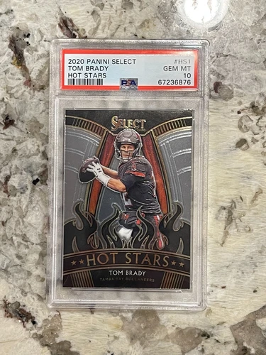 2020 Select Tom Brady Hot Stars Bucs PSA 10