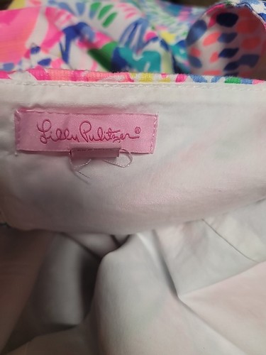 Lilly Pulitzer Shelli Stretch Shift Kleid Tanzen auf dem Deck Neu Größe 14 - Bild 13 von 15