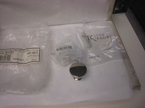 2 yes 2 Top Knobs m1321 Bergen 1-1/4 Inch Mushroom Cabinet Knob - Nickel - Picture 2 of 6