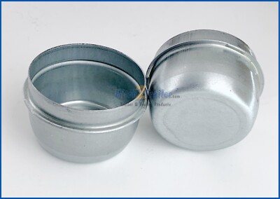 (2) Trailer 1.98'' Grease Cover Dust Cap 2k 3.5k 3,500 lb Axle Hub Dexter