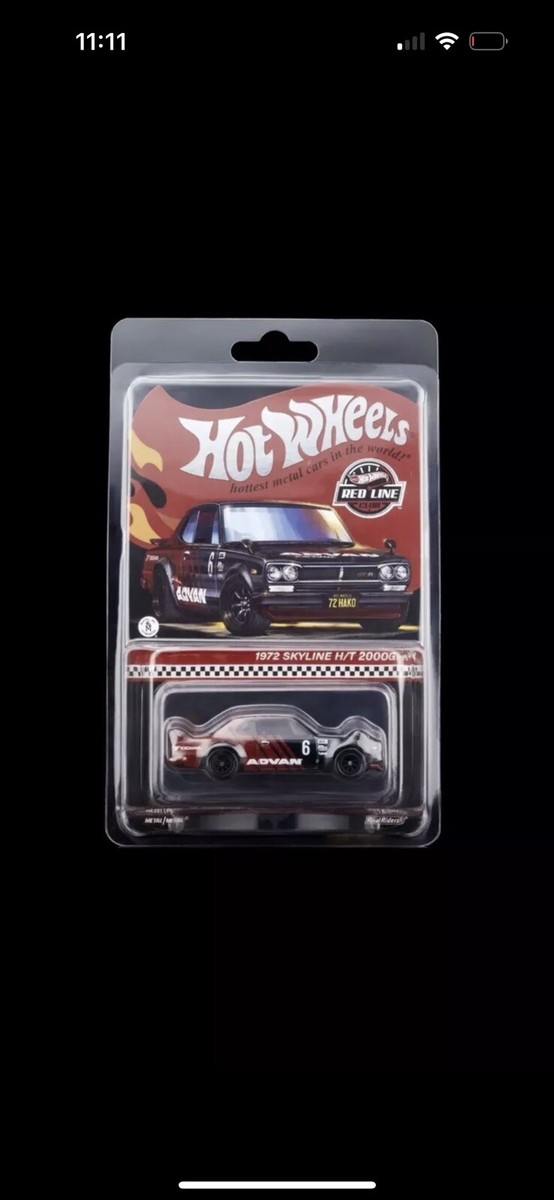 ホットウィール  1972 SKYLINE 2000GT-R 日産スカイライン 1972 SKYLINE H/T 2000GT-Rのレビュー！2022年のRLC Club Carが