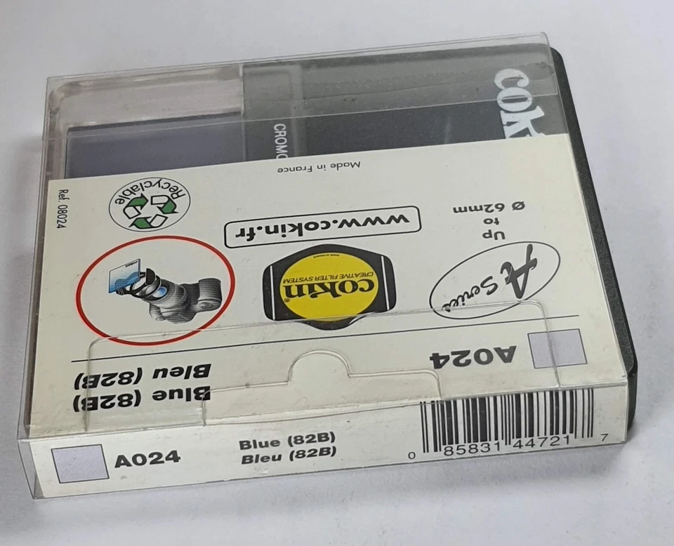 COKIN CREATIVE FILTER A SERIES SYSTEM A024 82B Color Conversion Resin Filter - Image 3 of 4