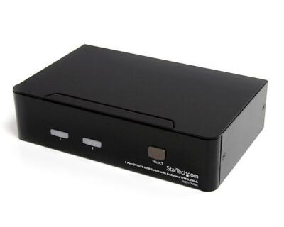 StarTech.com 2-Port USB DVI KVM Switch mit Audio und USB 2.0 Hub (2 USB DVI DVI Ports