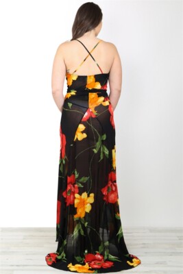 sheer cami maxi dress ASOS DESIGN bias cut sheer chiffon cami maxi dress with satin bust and lace panel in black