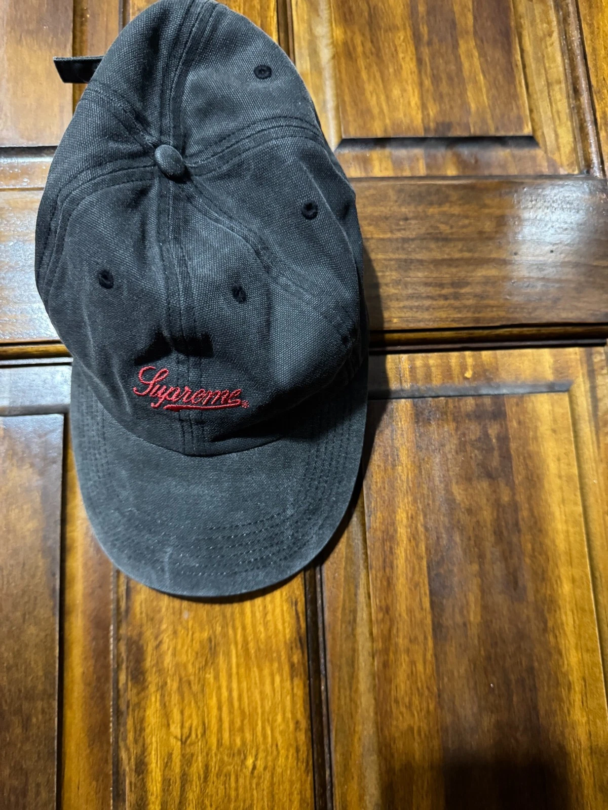 Casquette Supreme Small Script Logo   Noir