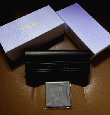 DIOR BOX AND SUNGLASSES EYEGLASSES CASE ONLY Full Box Set
