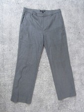 Banana Republic Pants Women 10 Dress Gray Solid Straight Bottoms Business Office