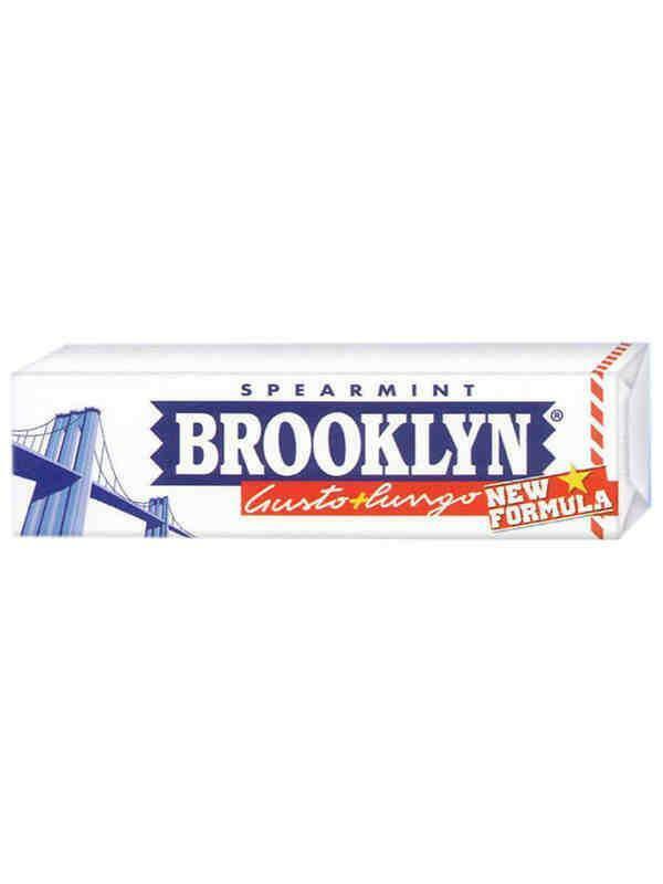 BROOKLYN BIANCA SPEARMINT  STICK  - CHEWING GUM -  20 PEZZI -