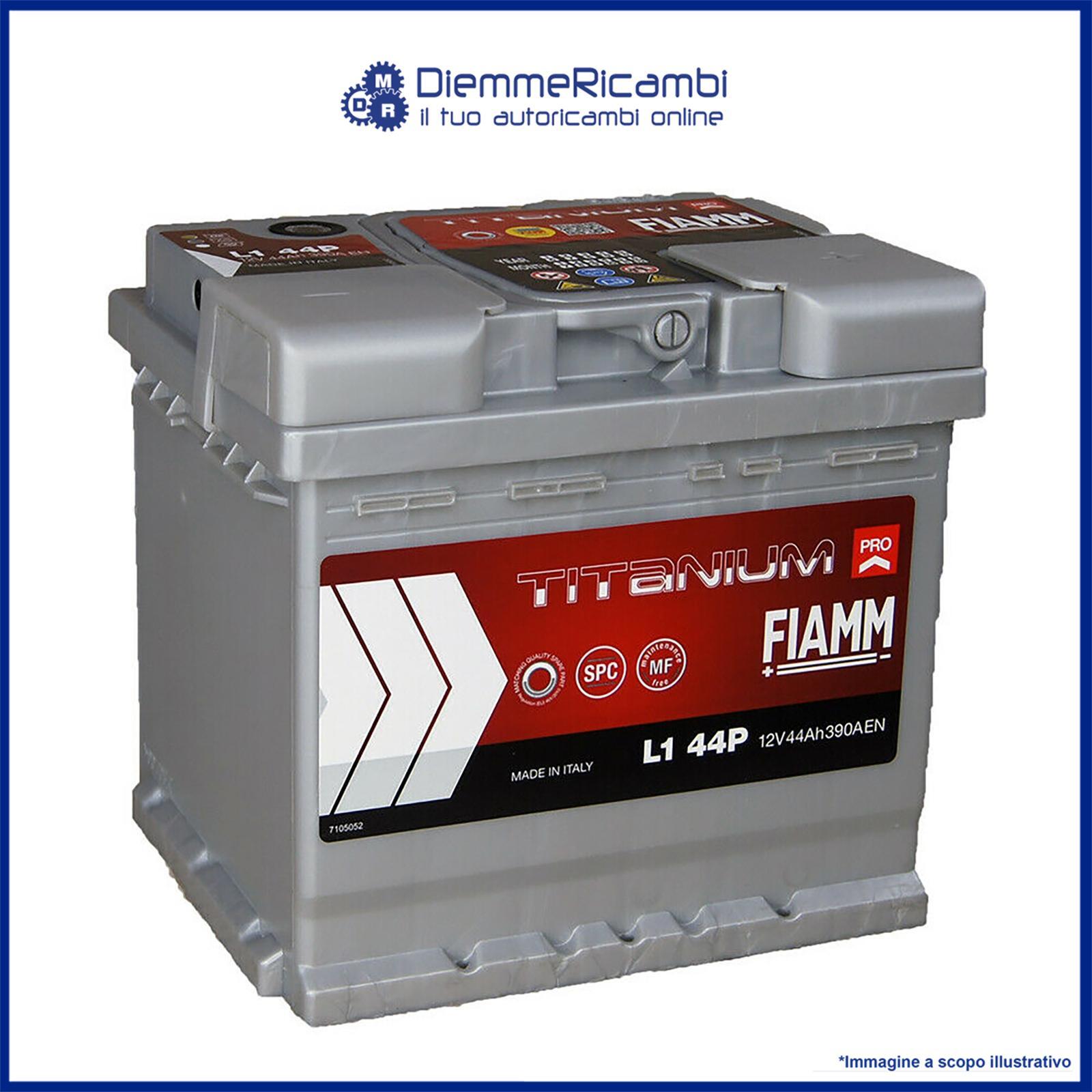 BATTERIA AUTO FIAMM L1 44 Ah 390A = BOSCH FIAMM VARTA 44Ah DX + 7905141