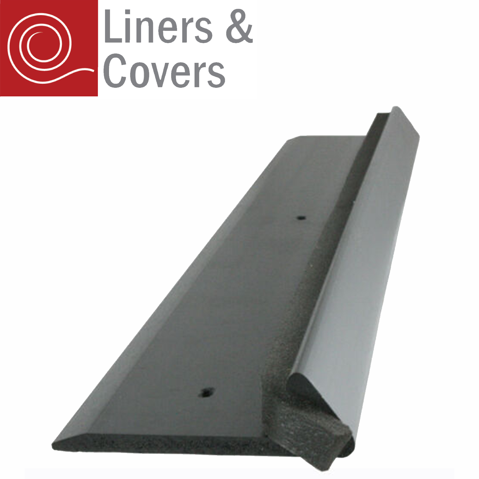 Check Kerb Upstand EPDM Rubber Roofing Edge Trim for Flat Roofs Black