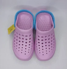 Joybees Clogs Kids Active Clog Sandals Lavender Sky Blue Girls Size J2