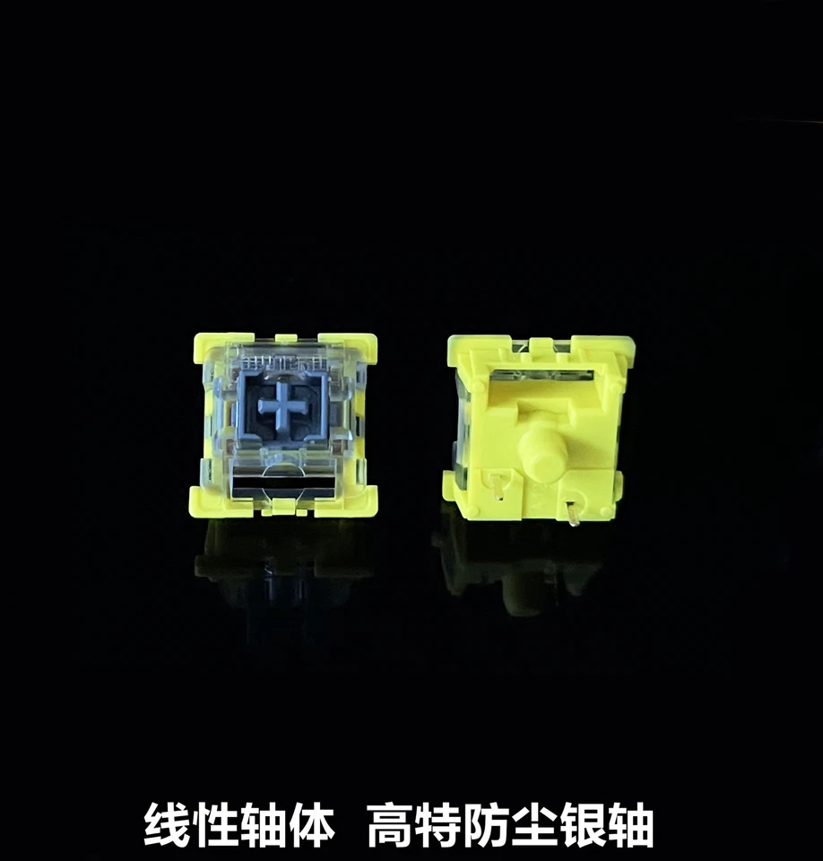 Outemu Dustproof Silent Lime Honey Peach Keyboard Switch Panda - Image 4 of 4