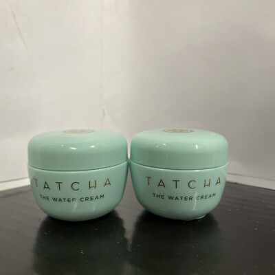 2X Tatcha The Water Cream Moisturizer 0.34 Fl Oz