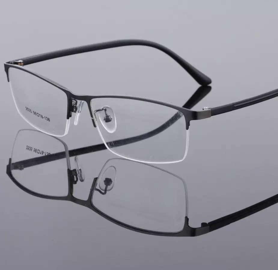 High-end business Spectacles half-rim Eyeglasses for men Frames