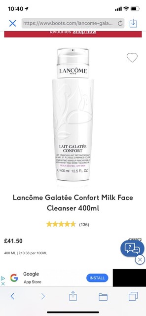 lancome cleanser boots