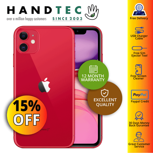 Apple iPhone 11 64GB 128GB 256GB Unlocked, All Colours, Extra 15% OFF, EXCELLENT - Picture 6 of 7