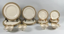 Lenox GREENFIELD Porcelain Dinnerware (4) 5-Piece Plate Settings Lot of 20pc