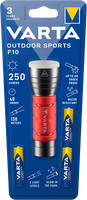 Varta Led Outdoor Sports F10 Taschenlampe Mit High Energy Aaa Batterien, Rot