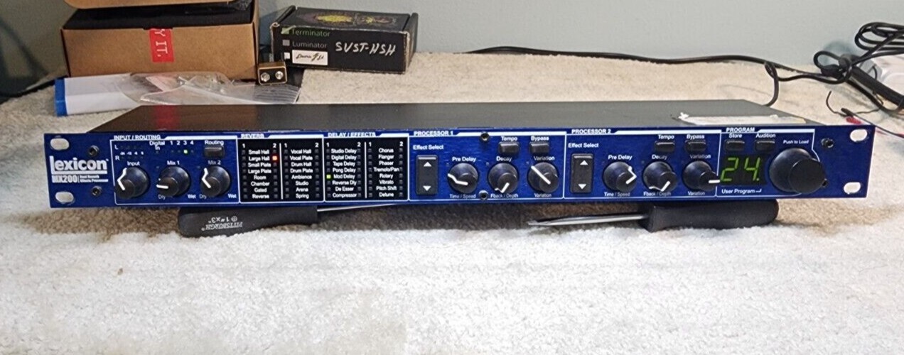 Lexicon MX200 Rackmount Dual Reverb Effects Processor – I.E.T.