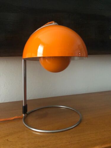 Lámpara de mesa vintage con maceta Verner Panton Louis Poulsen Dinamarca - Imagen 1 de 6