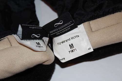 USGI Outdoor Research Black Firebrand Extreme Cold Weather Mitts Glove Liners M - Picture 5 of 5