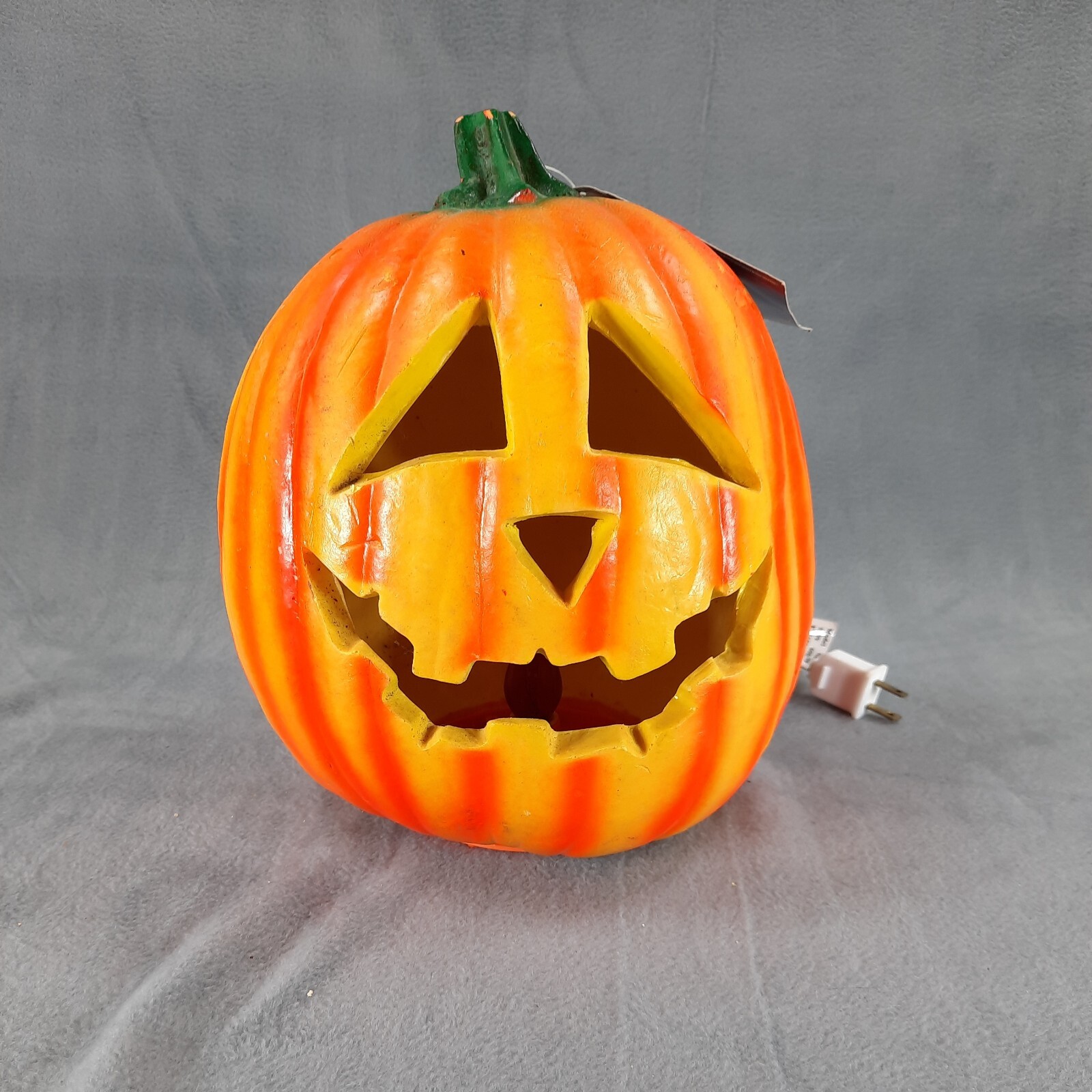 Vintage Trendmasters Halloween Foam Jack O Lantern Pumpkin Light up ...
