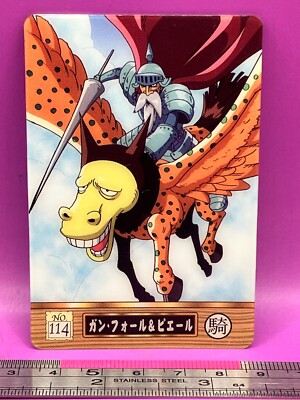 ONE PIECE - カンクネン Gan Fall Pierre 114 One Piece King of Pirates Gummy Card 2003