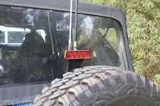 Dual rear Antenna & CB Radio MOUNTING Kit ~ fits: 2007-2017 Jeep JK Wrangler