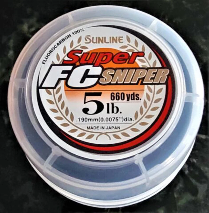 Sunline FC Sniper Fluorocarbon Clear Fishing Line 660 YD Bulk Spool Any LB Test - Image 2 of 4