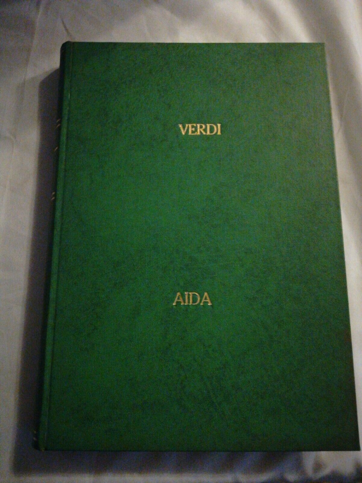 1897 Antique book Aida Opera in Four Acts by G. Verdi G Schirmer