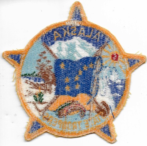 ALASKA STATE POLICE Trooper Police Patch Polizei Abzeichen HIGHWAY PATROL "gelb" - Bild 2 von 2