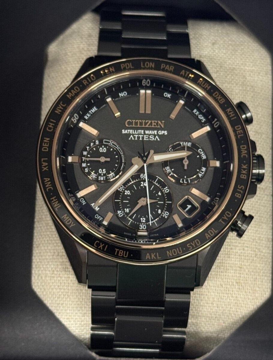 CITIZEN CC4074-61W ATTESA ACT Line Photovoltaic Eco-Drive GPS