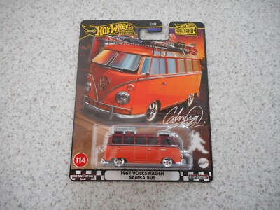 HOT WHEELS DIE CAST PREMIUM SET BOULEVARD CAR 114 1967 VOLKSWAGEN SAMBA BUS