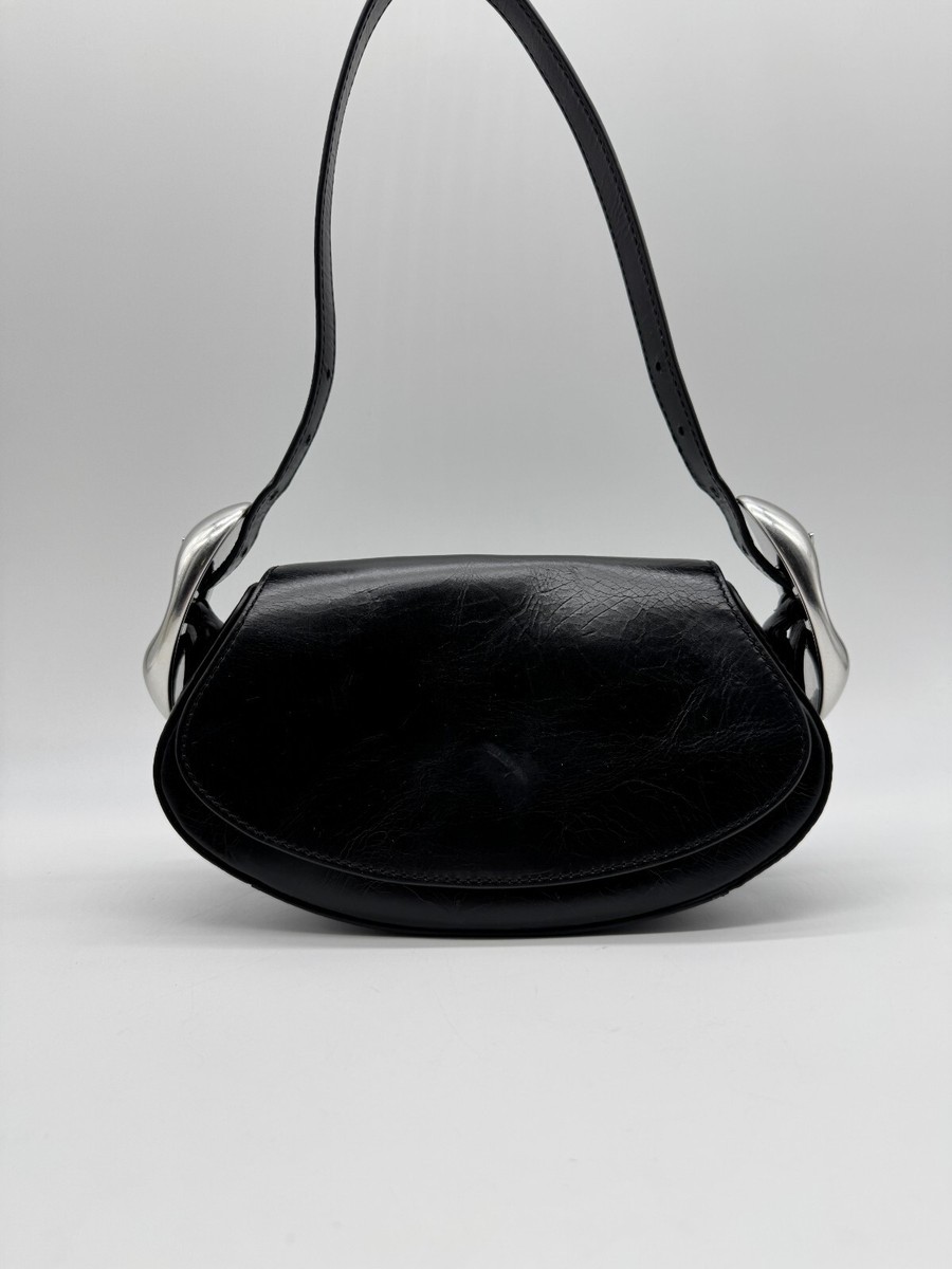 ALEXANDER WANG Orb crackle patent leather shoulder bag ALEXANDER WANG Orb crackle patent leather shoulder bag