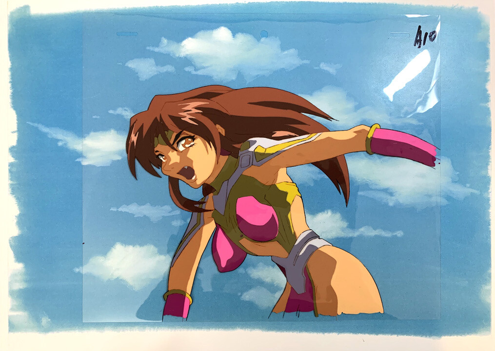 ☆shimakawa.sachiko.f7☆ Voltage Fighter Gowcaizer Anime Cel Douga Sexy Karin Son
