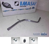 Imasaf Auspuff Zwischenrohr + Anbauteile für Dacia Dokker + Lodgy 1.5 Dci 2012-