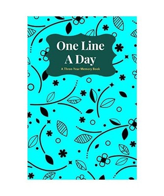 One Line A Day: Three Years of Memories, 6x9 Diary, Dated and Lined Book, Beauti