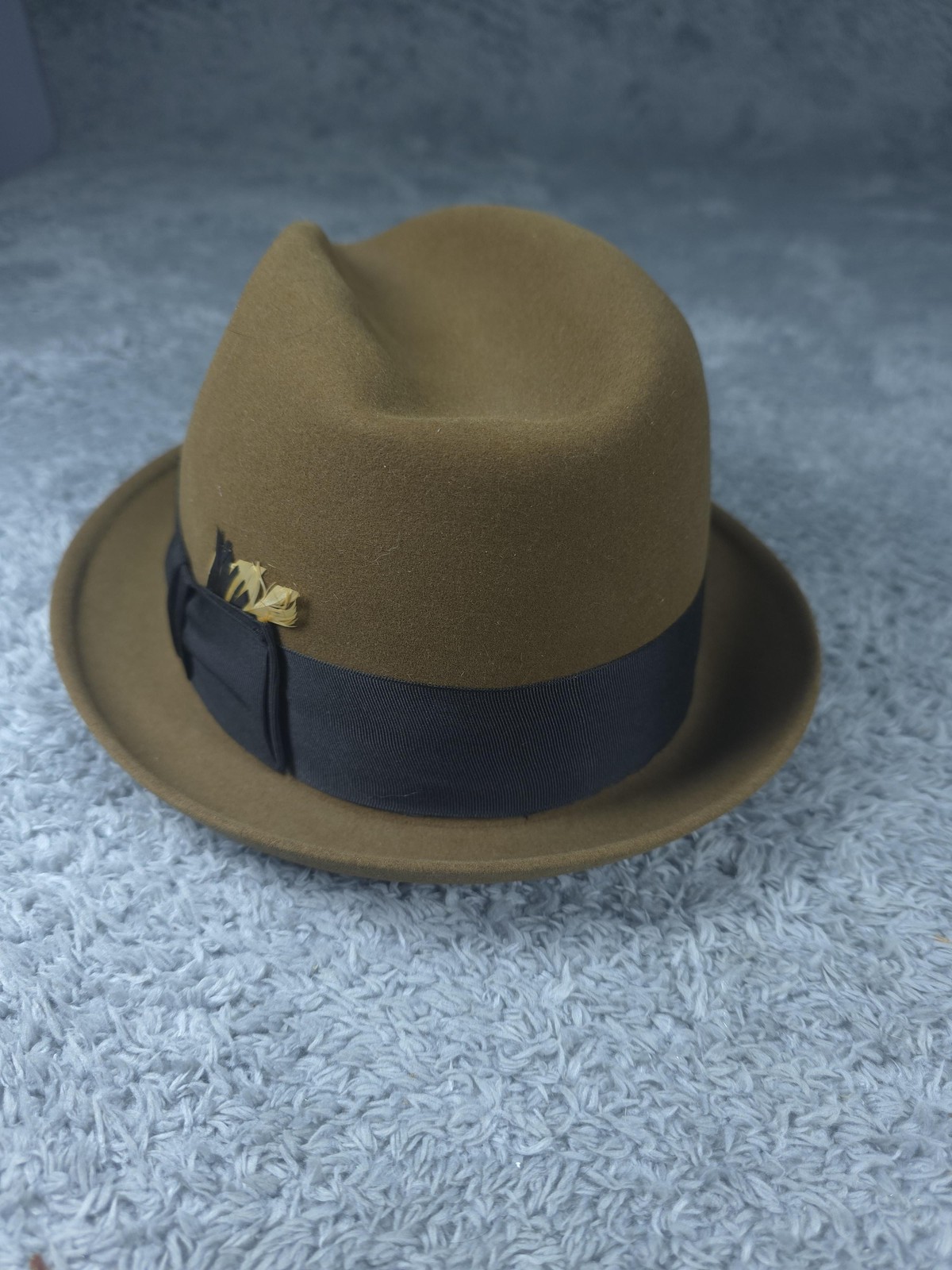 Vintage Dobbs Hat Fedora Fitted Mens 7 Wool Felt Classic Guild Edge 50s