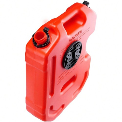 #ad 10L 2.64Gal Red Gas Can HDPE Fuel Tank with Lockable Bracket Auto Off Spout $57.11