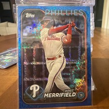 2024 Topps Series 2 Whit Merrifield #661 Blue Foil  Philadelphia Phillies