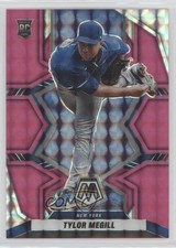 2022 Panini Mosaic Rookies Fluorescent Pink Prizm 9/10 Tylor Megill #233 0s2h
