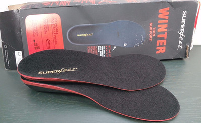 SUPERfeet - Winter Thin Support Insoles - UniArch - Size B - US M2.5-4 / W4.5-6