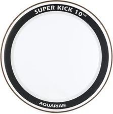 Aquarian Drumheads SuperKick 10 Bass Drumhead - 22" - Clear