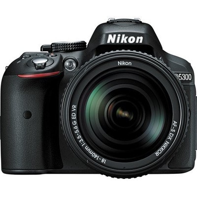 Nikon D5300 DSLR Camera with 18-140mm Lens - Black for sale online