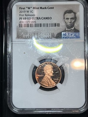 2019-W NGC PF69 Ultra Cameo Lincoln Cent- First Releases