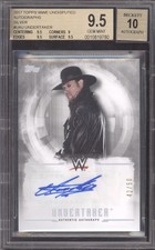 2017 Topps WWE Undisputed Autographs Silver Undertaker #UAU BGS 9.5 Auto 10