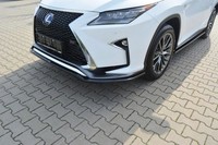 Maxton Design Frontlippe V.1 Passend FüR Lexus RX Mk4 F-Sport Schwarz Hochglanz