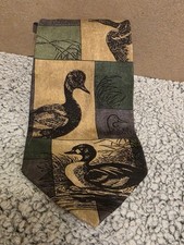 Eagles Wings Ducks Unlimited Neck Tie Mens 10...